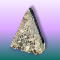 Green Amethyst on Moss Agate Matrix