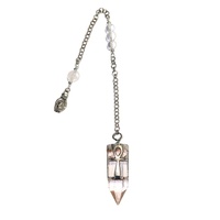 Clear Quartz Ankh Pendulum