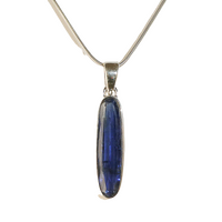 Blue Kyanite & Sterling Silver Pendant