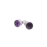 Amethyst & Sterling Silver Earrings