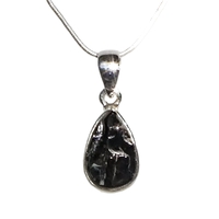 Shungite Noble & Sterling Silver Pendant