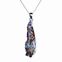 Rainbow Kyanite & Sterling Silver Pendant