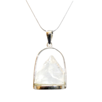Apophyllite Point & Sterling Silver Pendant