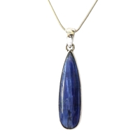 Blue Kyanite Sterling Silver Pendant