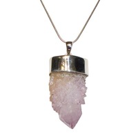 Spirit Quartz & Sterling Silver Pendant