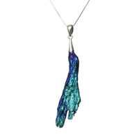 Rainbow  Kyanite & Sterling Silver Pendant