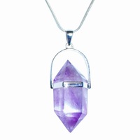 Amethyst & Sterling Silver Pendant