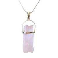 Kunzite & Sterling Silver Pendant