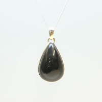 Rainbow Obsidian & Sterling Silver Pendant