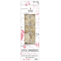 Little Smudgies White Sage & Rose  Tealights Pk12