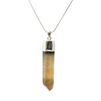 Citrine & Sterling Silver Pendant