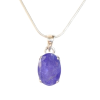 Tanzanite & Sterling Silver Pendant