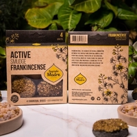 Active Smudge Frankincense Charcoal Discs Pk4