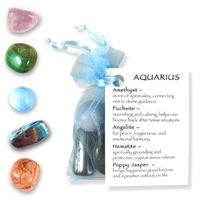 Crystal Kit  Zodiac  - Aquarius