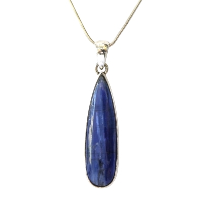 Blue Kyanite Sterling Silver Pendant