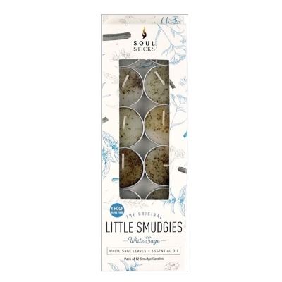 Little Smudgies White Sage  Tealights  Pk12