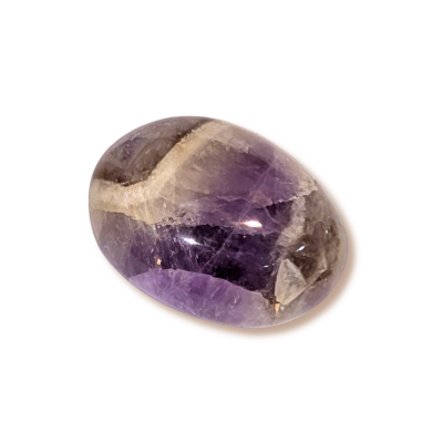Chevron Amethyst Smooth Stone
